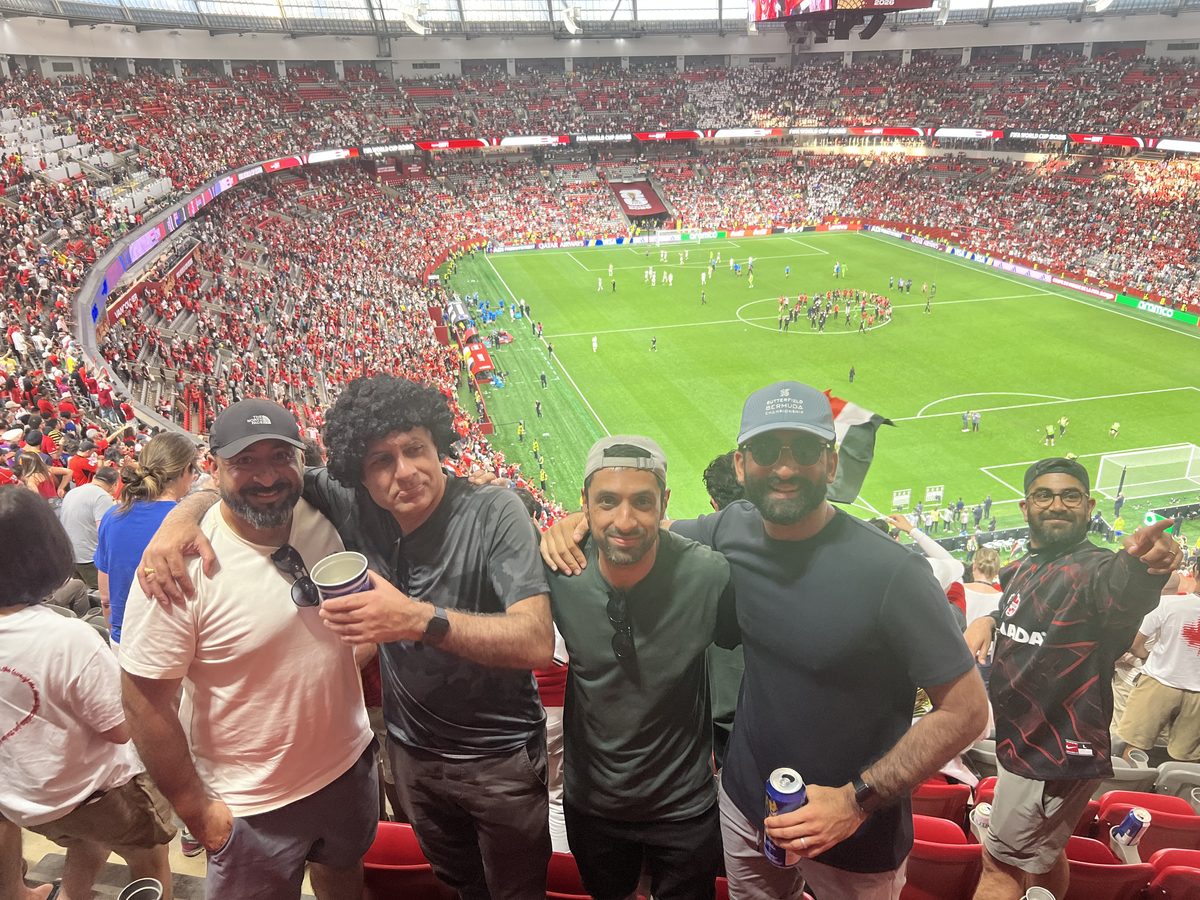 Sonny and friends at the World Cup in Vancouver